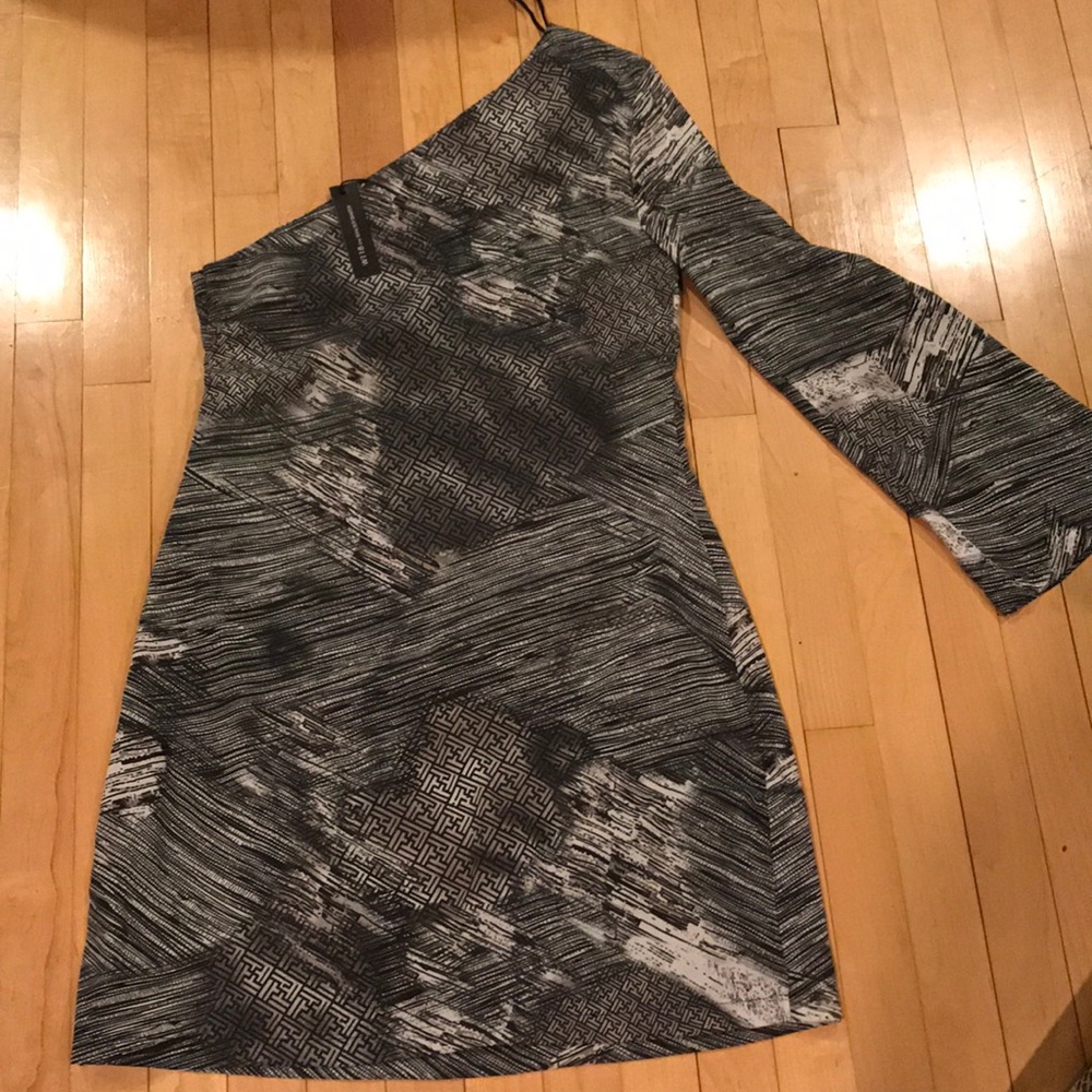 Walter baker one shoulder boho dress